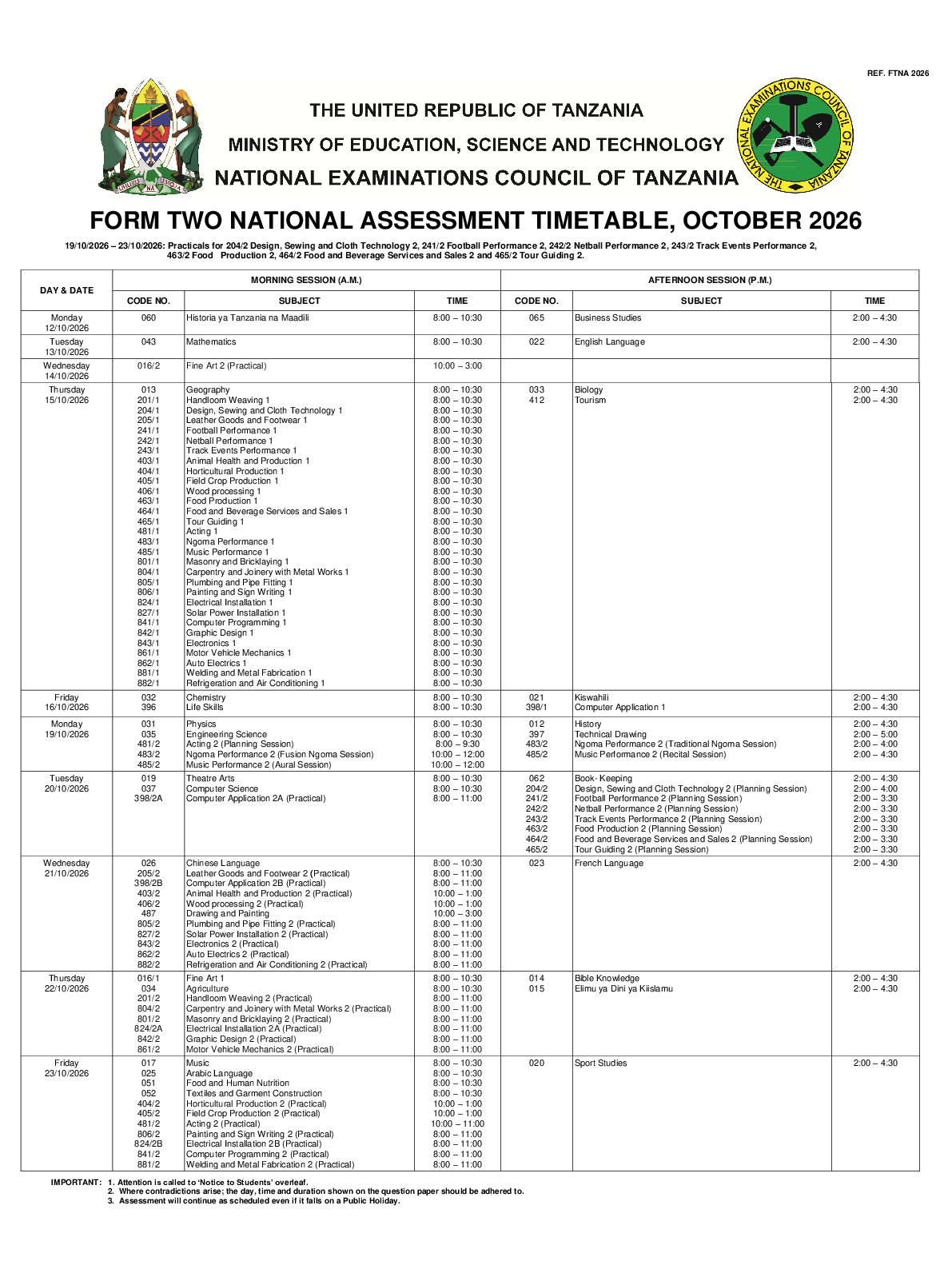 FTNA_2026_EXAM_TIMETABLE.pdf