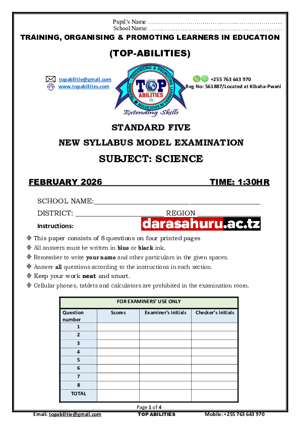 SCIENCE STD 5 - elimuconnect.co.tz.pdf.pdf