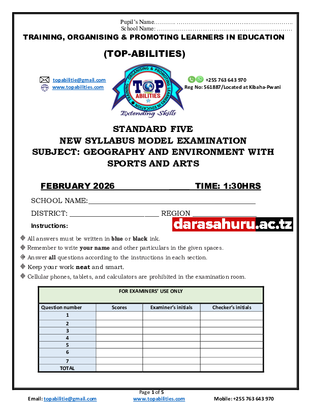 ARTS AND SPORTS STD 5-elimuconnect.co.tz.pdf