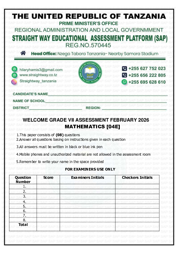 SAP-WELCOME-GRD-VII-MATH-2026.pdf